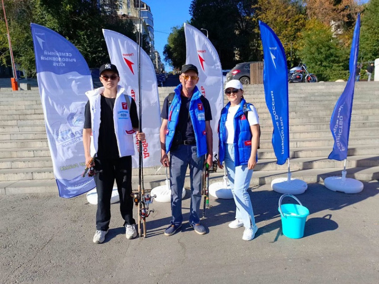 Первый клёв.